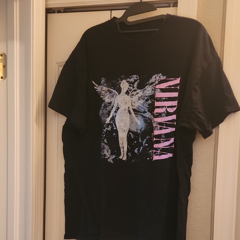 Nirvana Black Graphic T-Shirt